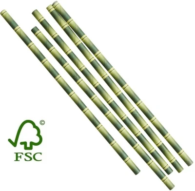 Rietjes - Papier (FSC®) - Bamboelook - 200mm